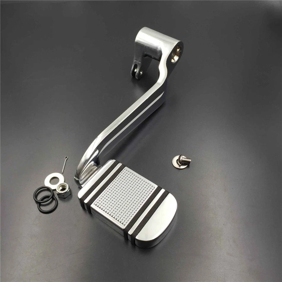 Chrome Airflow Rear Brake Pedal Foot Lever with Foot Peg for Touring (2014–Present)