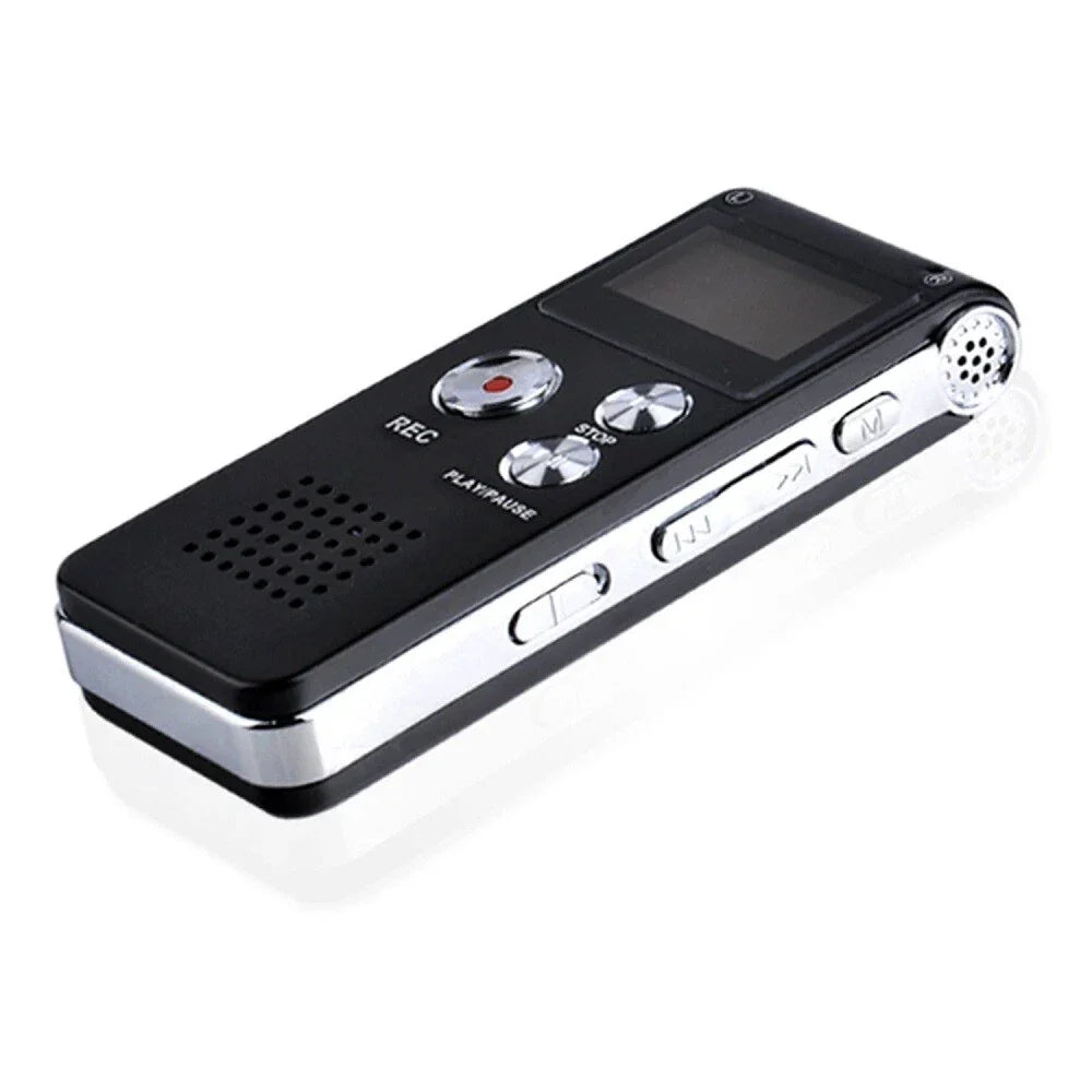 8GB Digital Audio Voice Recorder for Black (No Year Specified)