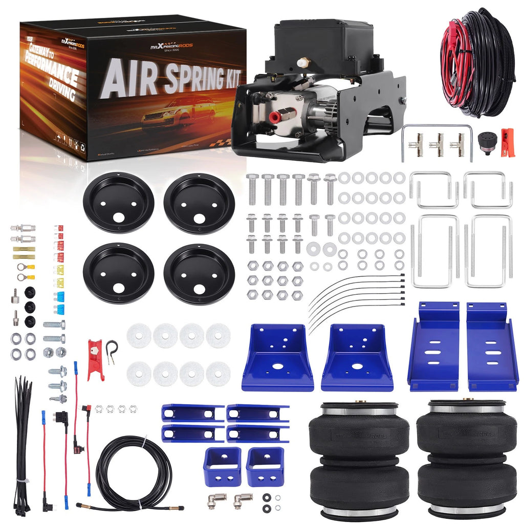 Air Suspension Springs + Wireless Compressor Kit for F350 Super Duty (2005–2010)