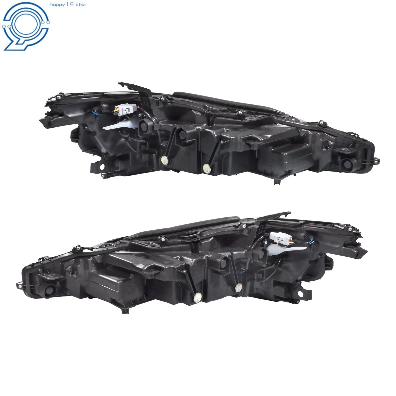 Set of 2 LED Headlights for Lexus ES350 (2019–2021) Chrome