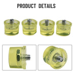 Set of 4 Rubber Round Head Hammers 25mm/30mm/35mm/40mm