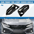Fog Light Grille Cover Trim Pair for Honda Civic (2020–2021)