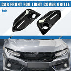 Fog Light Grille Cover Trim Pair for Honda Civic (2020–2021)