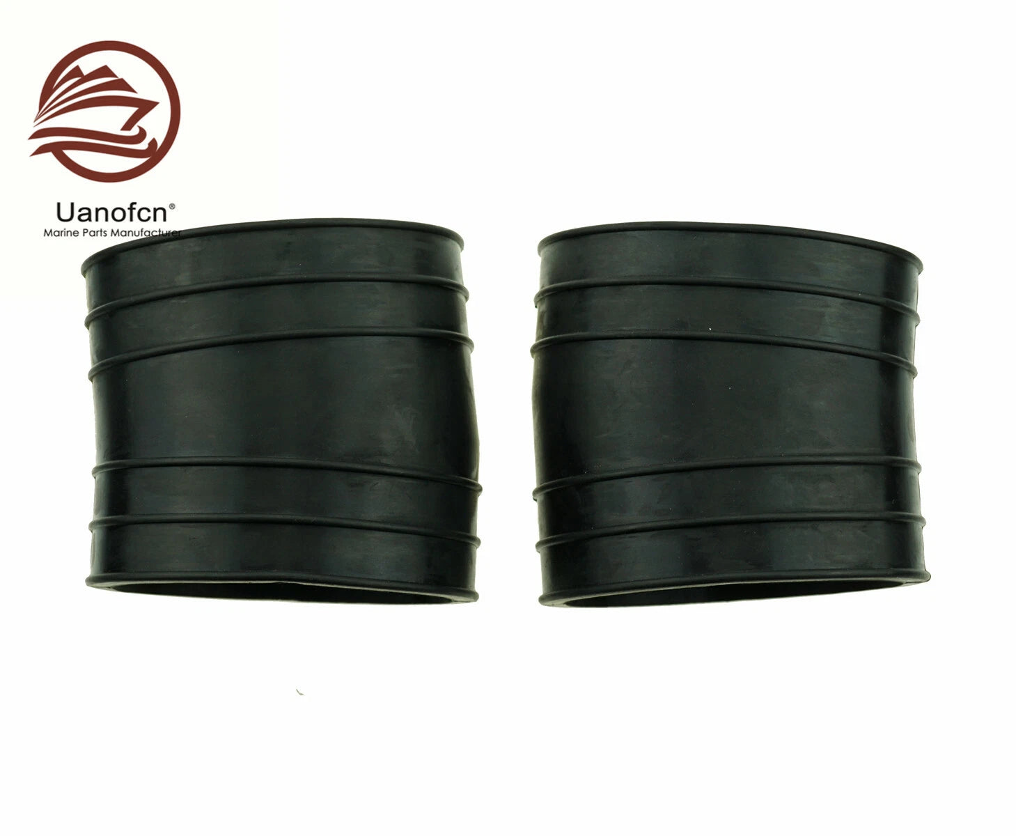 2X 4 Inch Exhaust Bellows for Mercruiser (32-14358001, 32-14358T)