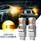 2X 3157 4157 LED DRL Parking Turn Signal Light Bulb for EOH