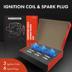 3x Ignition Coil & 3x Iridium Spark Plugs for Chevy Malibu Impala Buick (2011–2019)