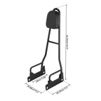 Passenger Backrest Sissy Bar for Harley Street Bob FXBB FXBBS (2018–2025)
