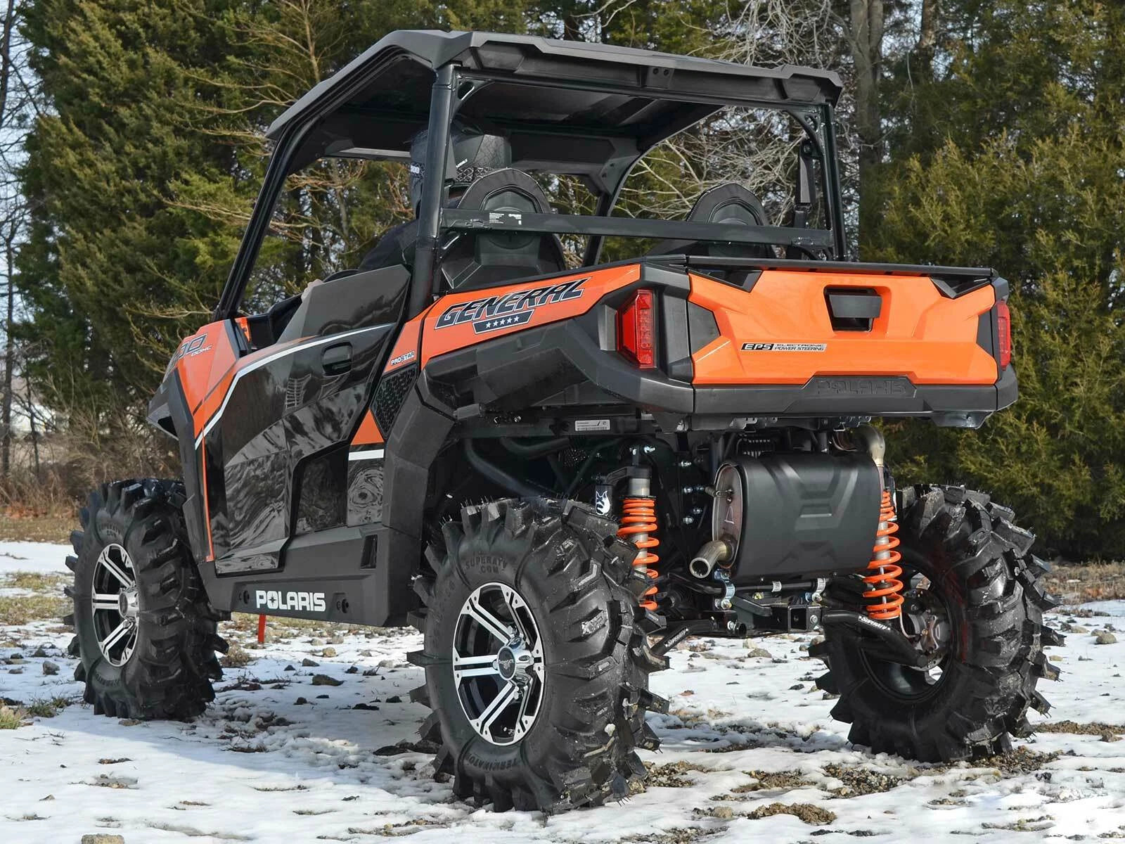 High Clearance Rear A-Arms for Polaris General / 4 (2016+) - Black