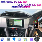 Apple Carplay Android Auto Head Unit for Toyota GT86 Subaru BRZ (2012-2016)