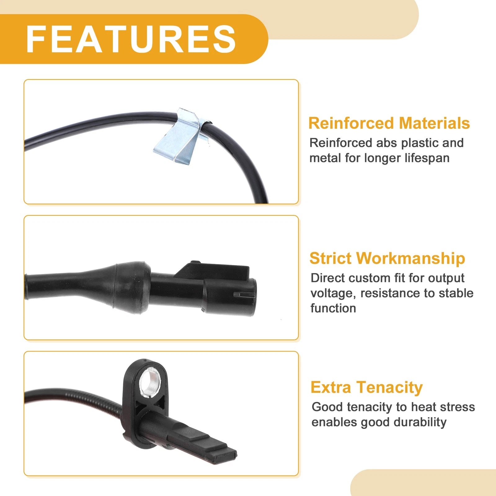 ABS Wheel Speed Sensor for Ford Taurus V6 (2000–2007) No. 8G1Z2C190B