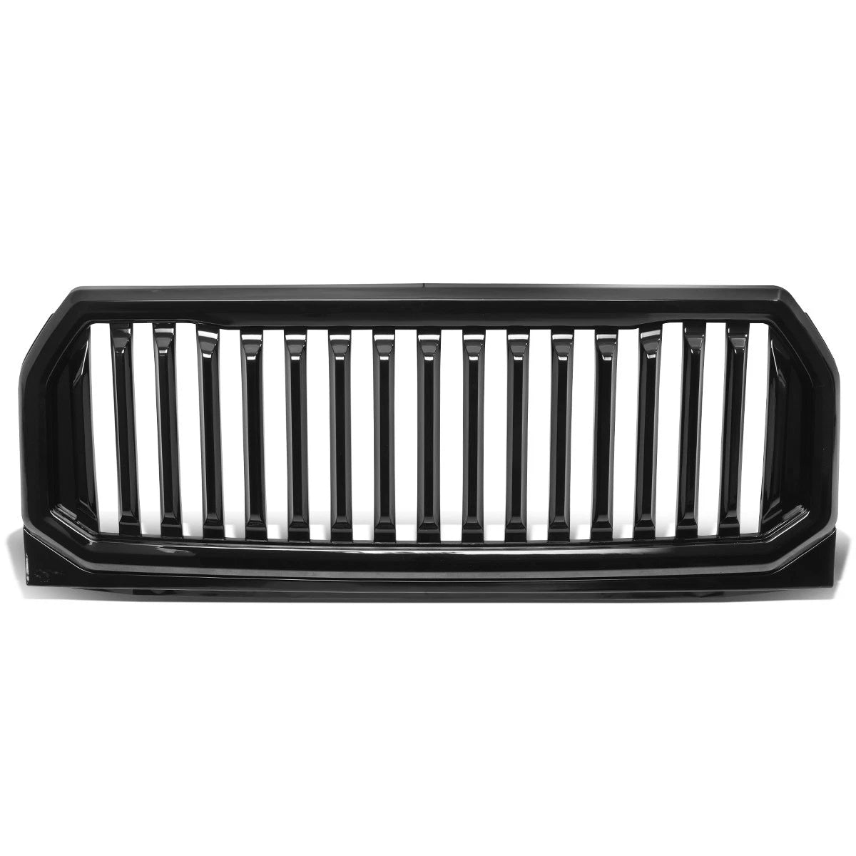 Front Bumper Upper Grille for Ford F150 (2015–2017) Badgeless Fence Style