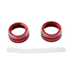 Red Side Air Outlet Vent Knob Ring Trim for Subaru BRZ, Toyota GR86 (2022–2023)