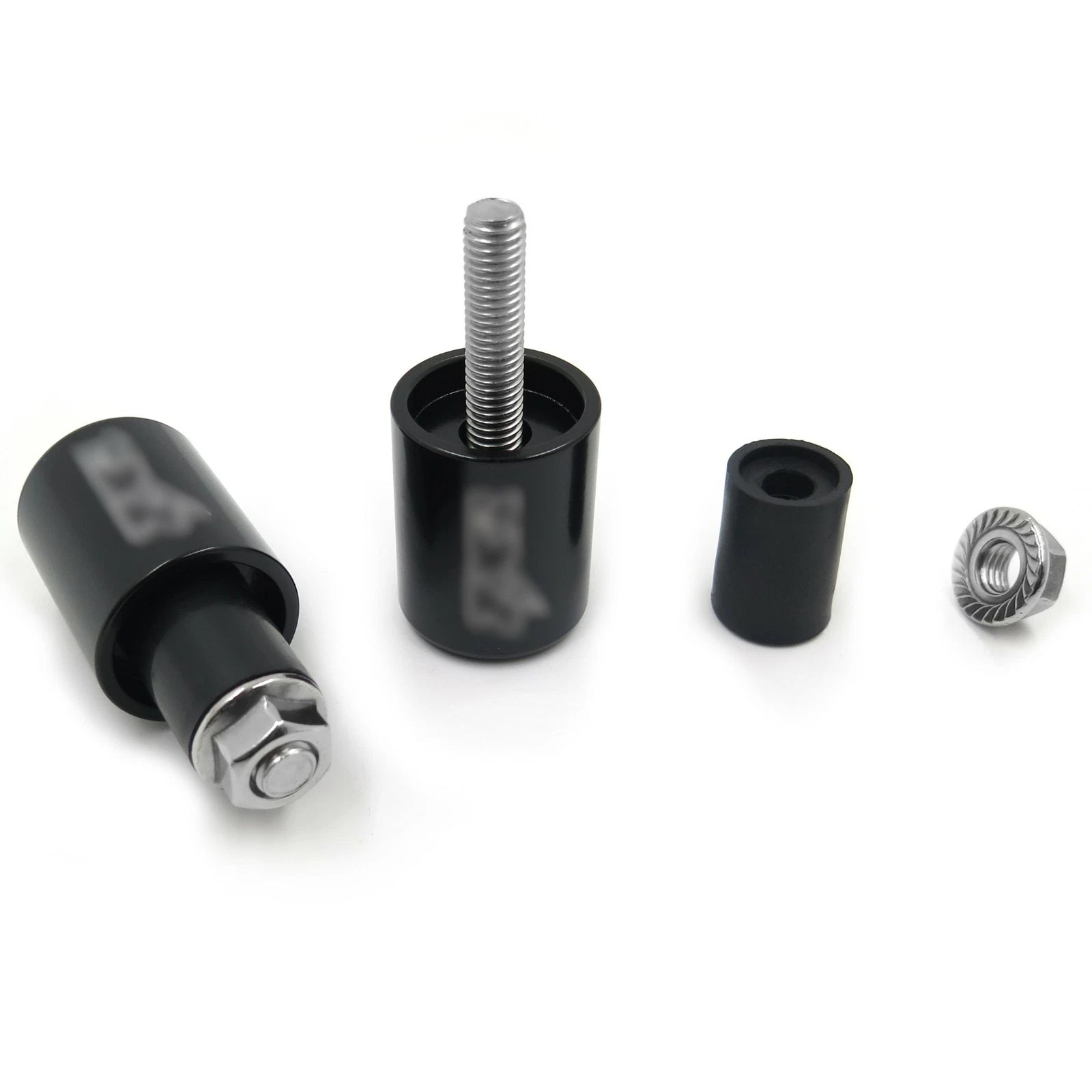 Black Bar Ends Set of 2 Rubber for Kawasaki Ninja ZX6R (1995–2012) ZX10R (2006–2007) ZX12 (2000–2005)