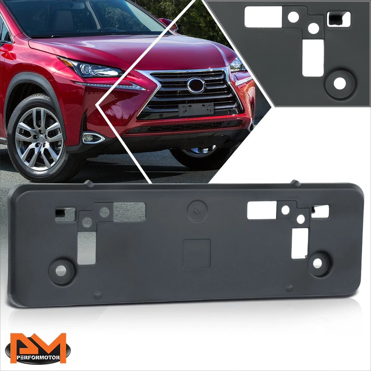 Front License Plate Mounting Bracket for Lexus NX200T (2015–2017)