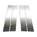 Pillar Post Covers for 2011-2014 Chrysler 200 4dr (Stainless Steel 4pc)