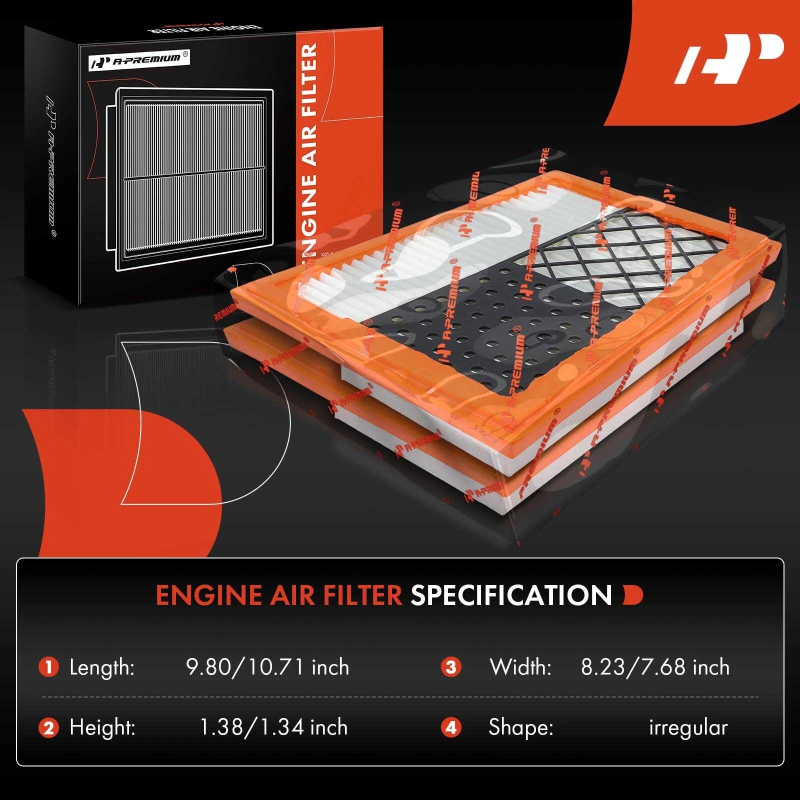 2X Engine Air Filter for Mercedes-Benz E320 E350 GL320 ML320 (2003-2009)