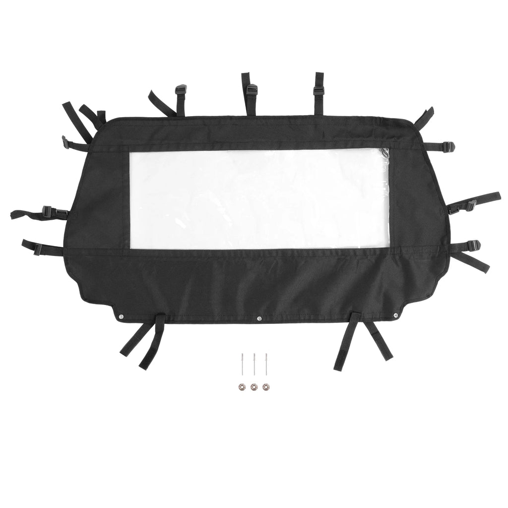 Black Soft Rear Panel Window for Arctic Cat Wildcat Trail (2014–2019)