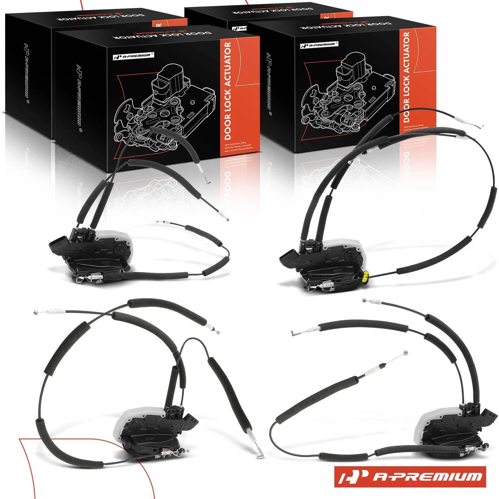 Set of 4 Door Lock Actuators for Nissan Rogue Sport (2017–2021)