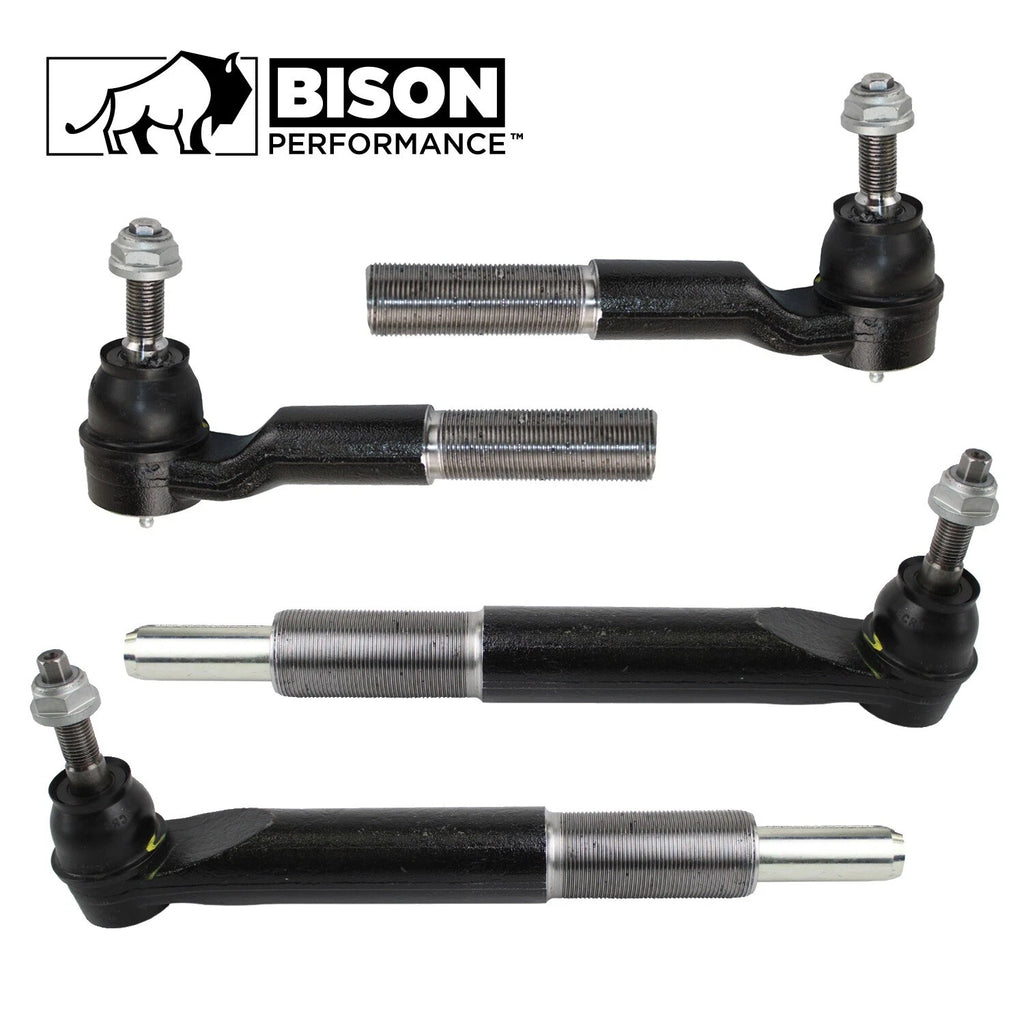 Set of 4 Inner Outer Steering Tie Rod Ends for Ram 2500 3500 (4WD)