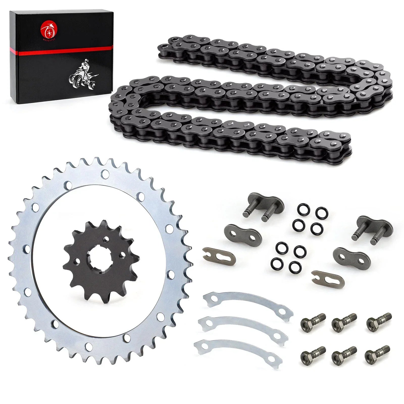 O-Ring Chains & Sprockets Kit for Yamaha Warrior YFM350X (1989–2004)
