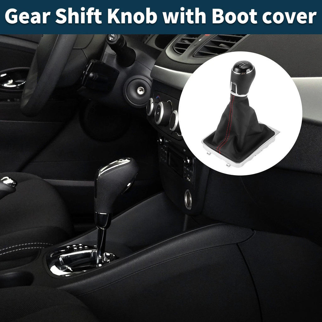 6 Speed Gear Shift Knob with Cover for Volkswagen Passat (2005–2011)