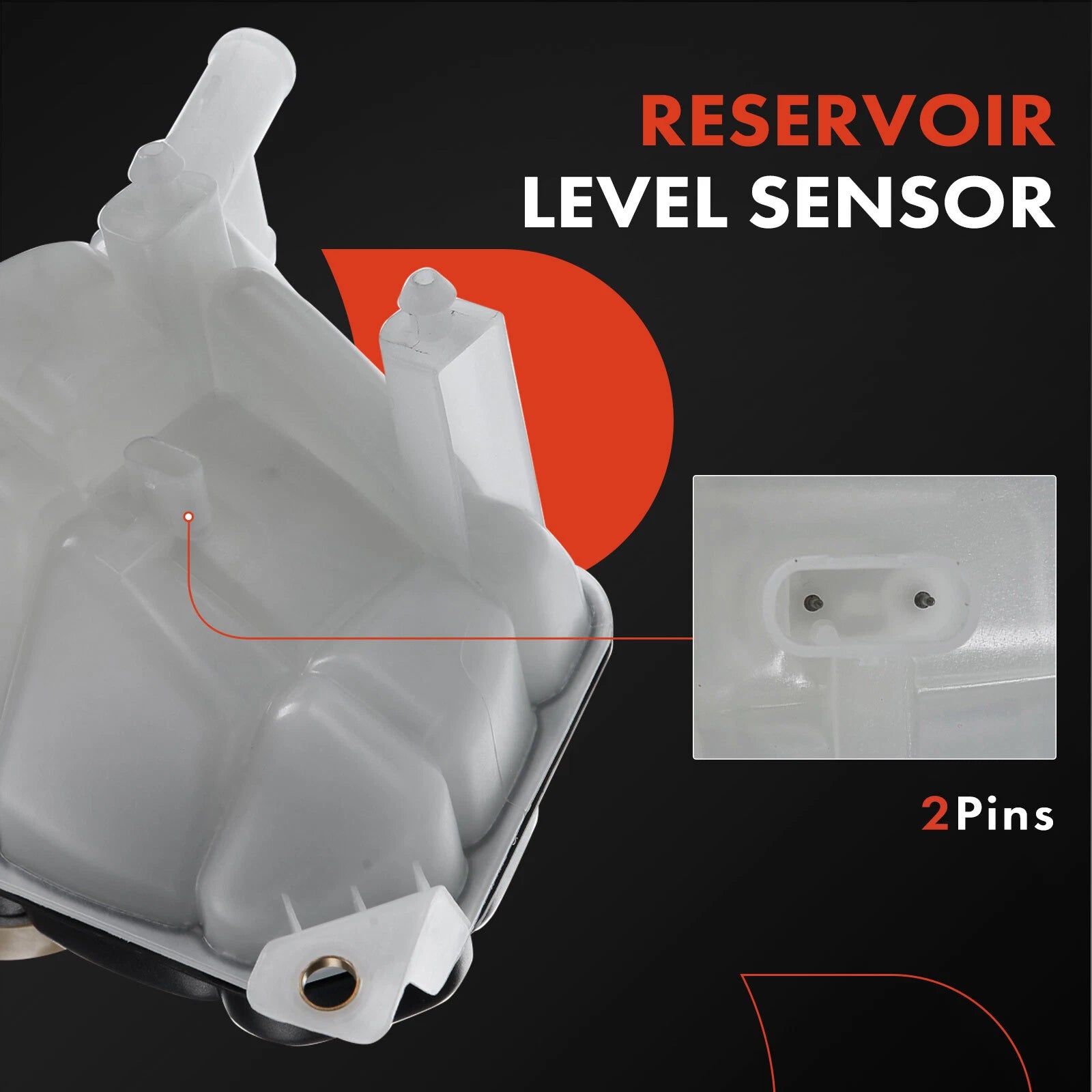 Engine Coolant Recovery Tank for Mercedes Benz GL350 ML350 (2007–2015)
