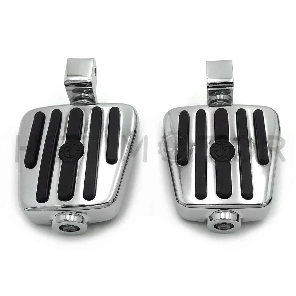 Chrome Rubber Footpegs for Honda Goldwing GL1500 (1996–2000)