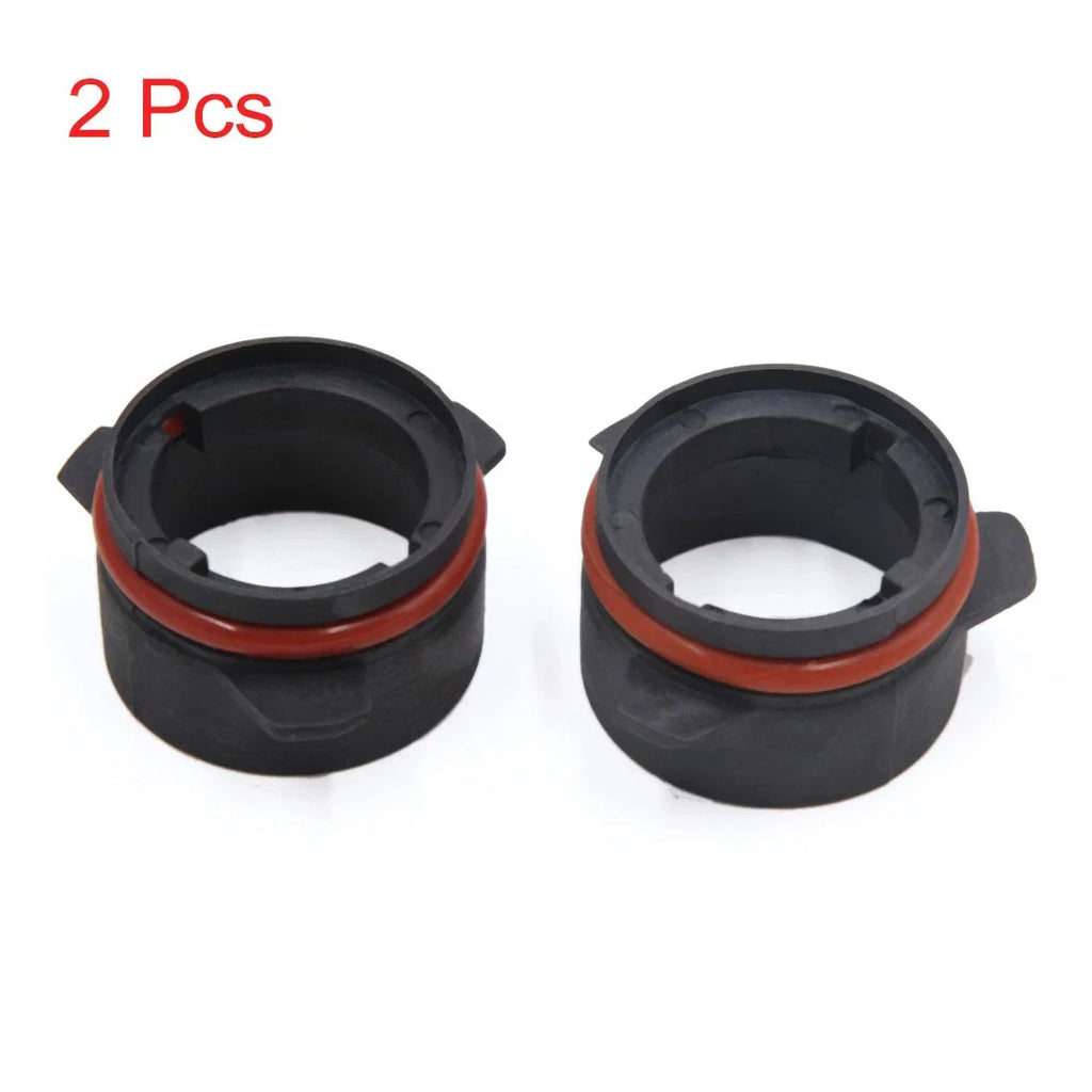 Black Plastic Headlight Bulb Base Holder Adapter for BMW E39-3