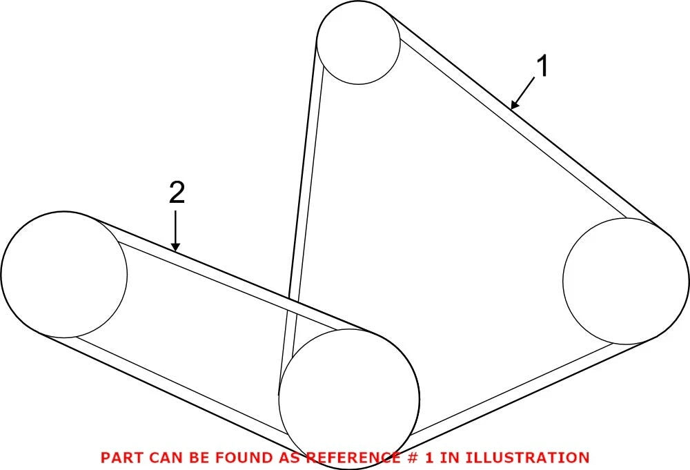 Accessory Drive Belt for Lexus (993662104083)