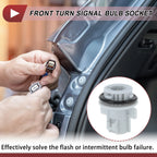 Front Turn Signal Light Socket for Toyota Celica (2000–2005) No. 9007560006 2 Pin