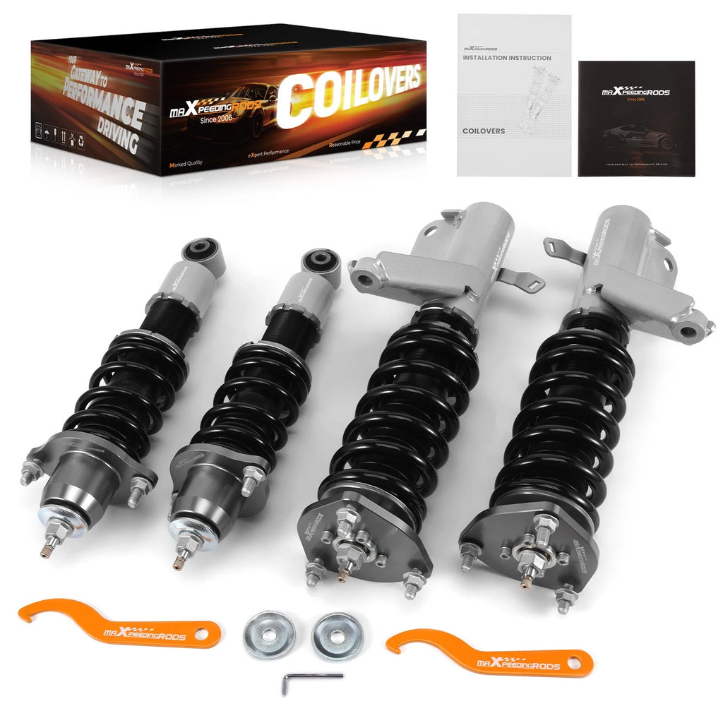 Set of 4 Adjustable Coilovers for Honda Civic (2001–2005)