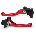 CNC Pivot Brake Clutch Levers for Yamaha WR250F WR450F (2001–2016) Red