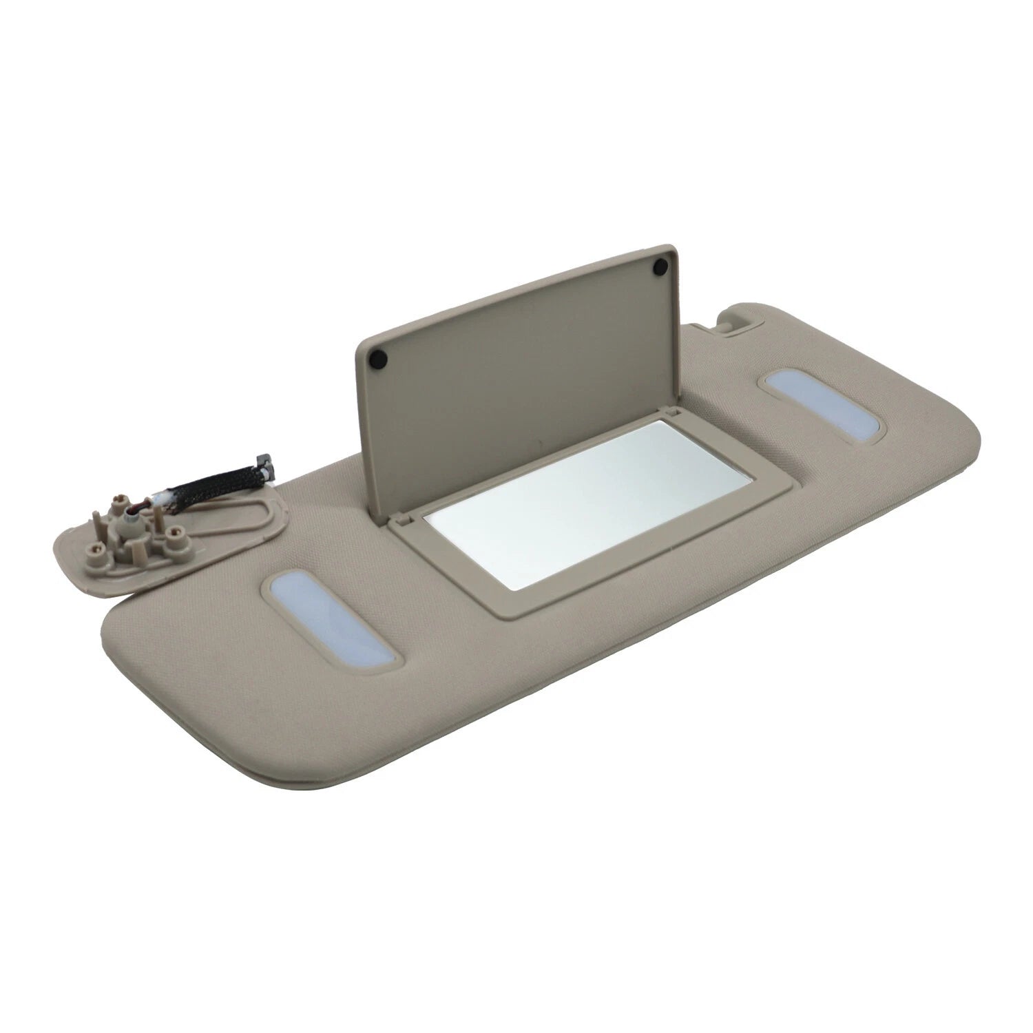 Sun Visor Gray Driver Side for Chevrolet Avalanche Silverado Sierra Tahoe (2007–2014)