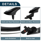 Exterior Door Handle for BMW F07 (2010–2017) No. 51217231930 Front Right Black Silver Tone