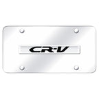 Chrome Name on Chrome License Plate - Officially Licensed for Honda CR-V