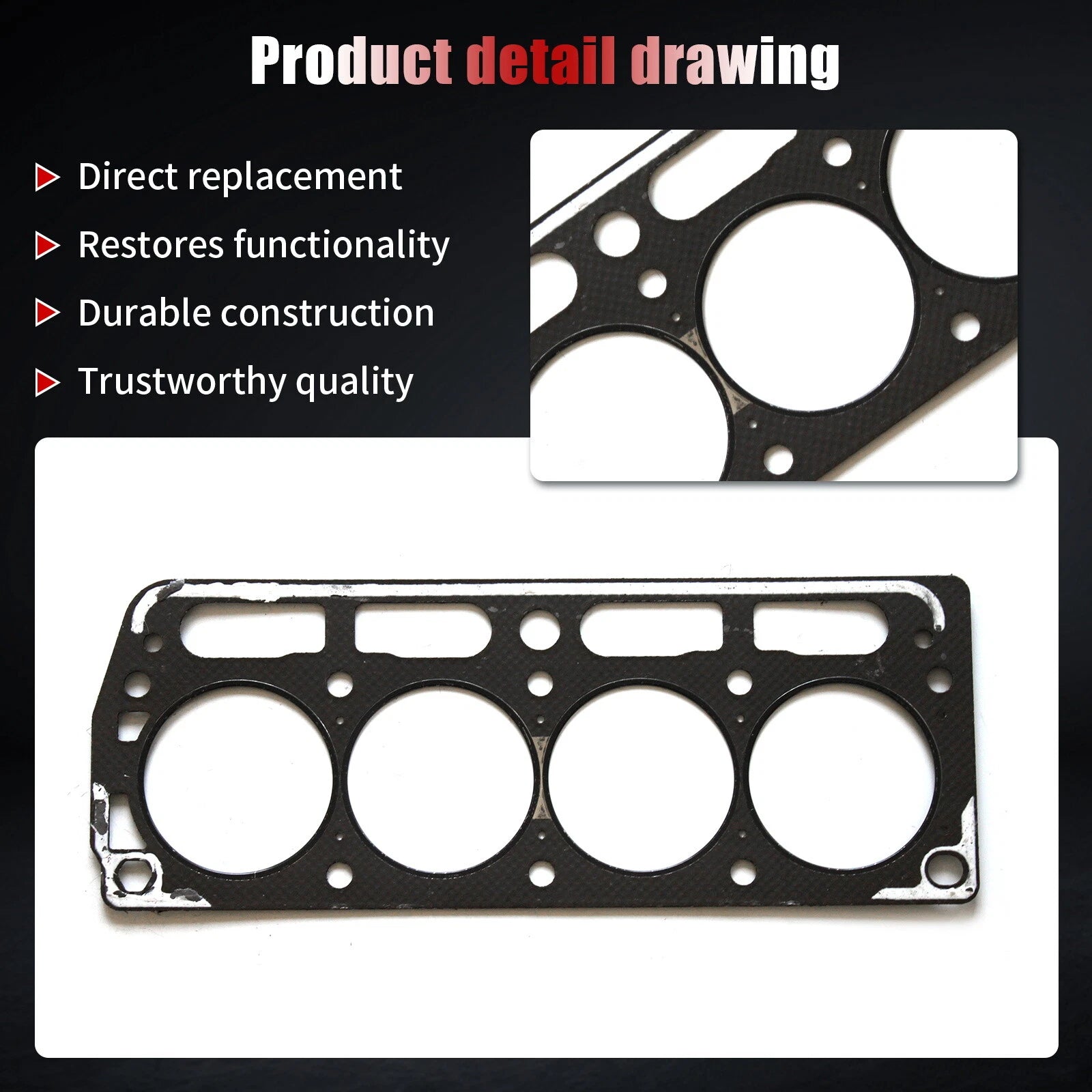 Graphite Head Gasket Set for GMC Sonoma Chevrolet S10 (1994–1997)
