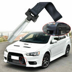 JDM Black Tow Hook Strap for Mitsubishi Lancer Evolution Evo X (2008–2017)