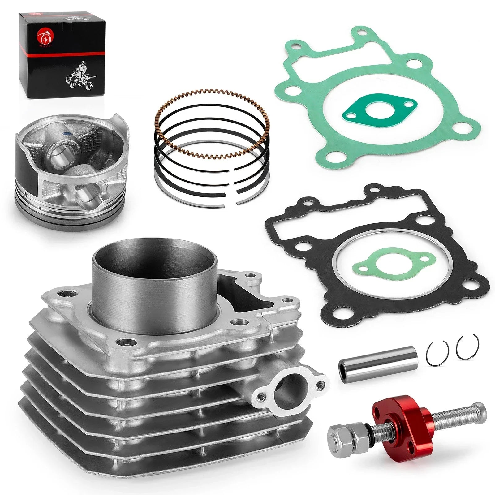 Engine Piston Rings & Gasket Kit Tensioner for Kawasaki Bayou 250 (2003–2011)