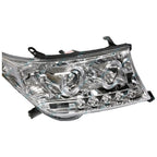 Angel-eye Projector LED Chrome Headlights for Landcruiser 200 Series (2007-2015)