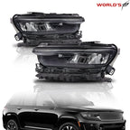 LED Headlights Pair for Jeep Grand Cherokee (2021–2022)