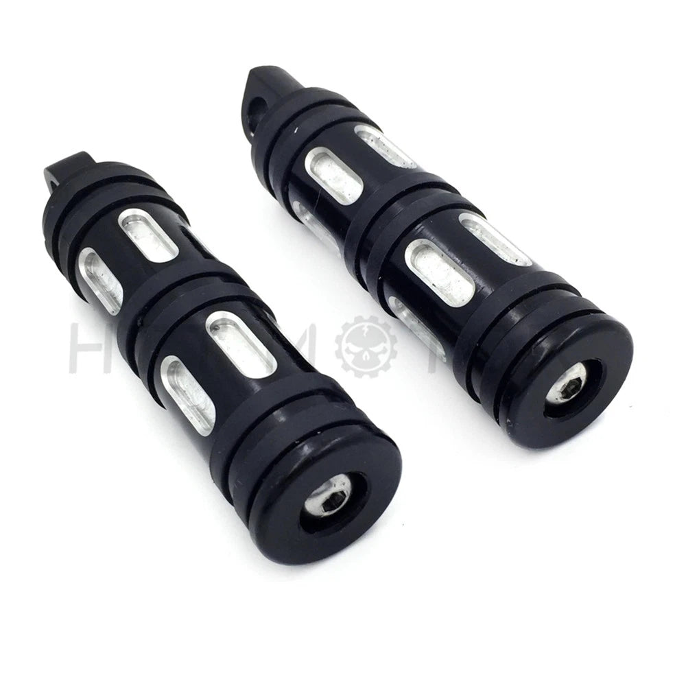 Black Foot Peg for Harley Davidson Road King/Street Glide/CVO (1984–2017)