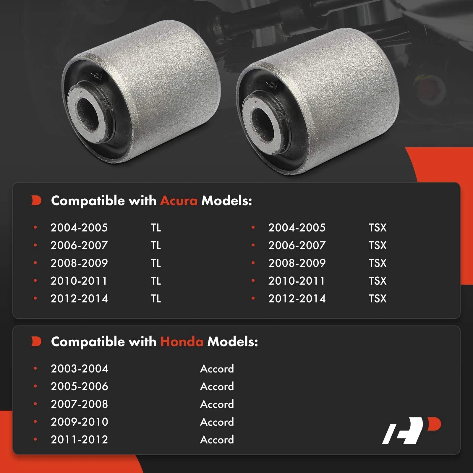 Control Arm Bushing for Honda Accord, Acura TSX (2003-2012)