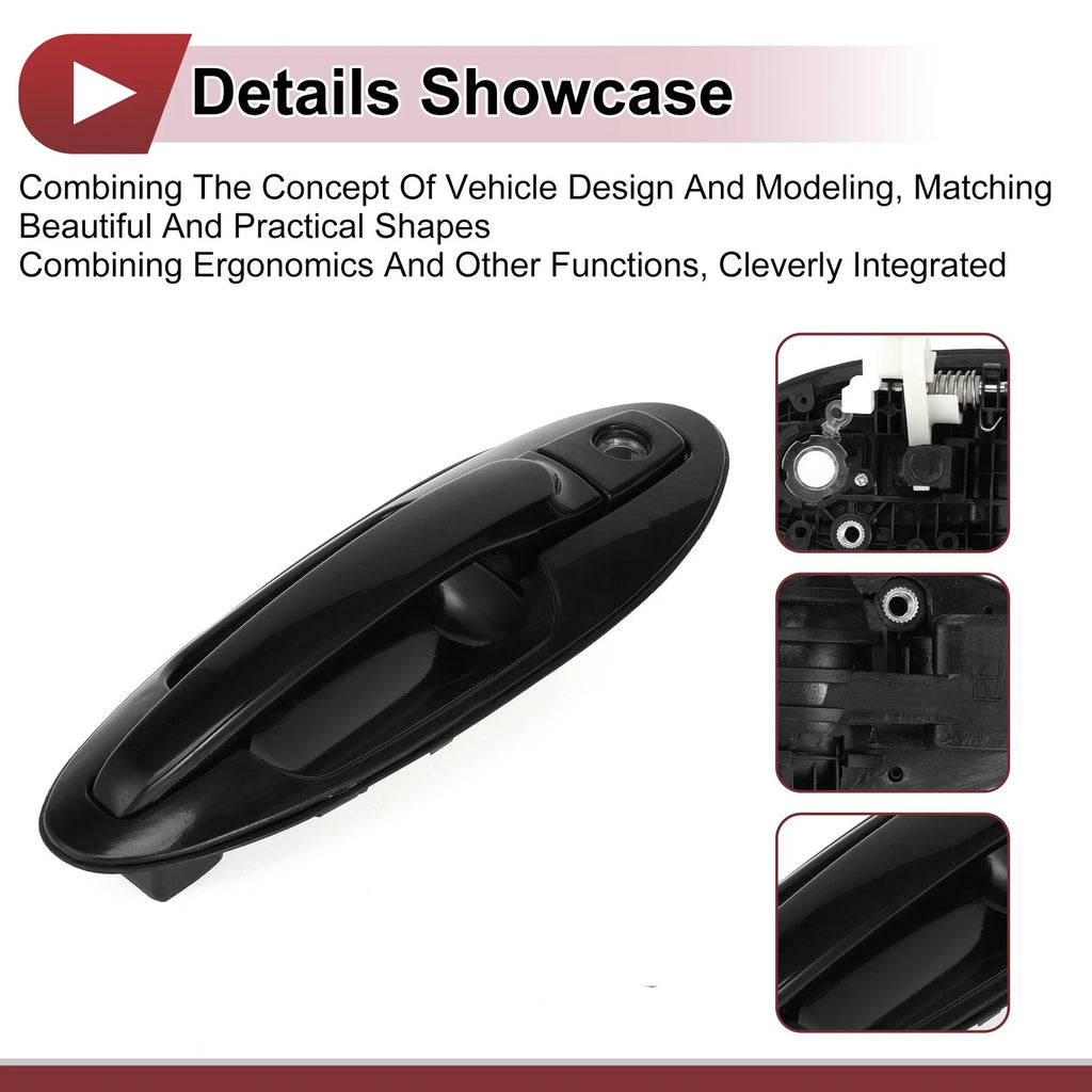 Car Exterior Door Handle for Hyundai Sonata (2011–2014) No. 836503C000 Black ABS