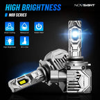 Set of 4 LED Headlight Bulbs 9005 9006 for Direct Fit (6500K)