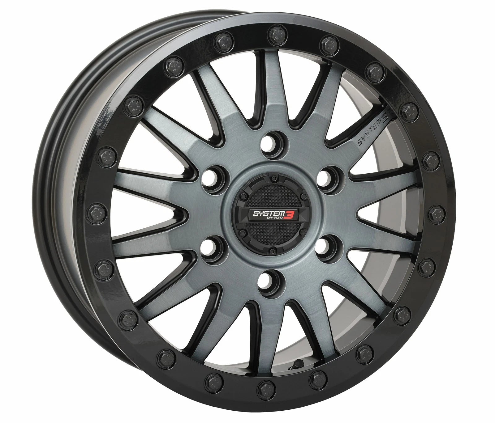 System 3 Sb8 Beadlock Wheel 15x7 +38mm for ATV/UTV (2000–2023)