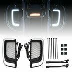 Tracer LED Lower Fairing Grills Lights for Electra FLH/T Road Glide (N/A)