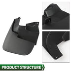 Set of 4 Mud Flaps for Toyota Tundra (2007–2013)