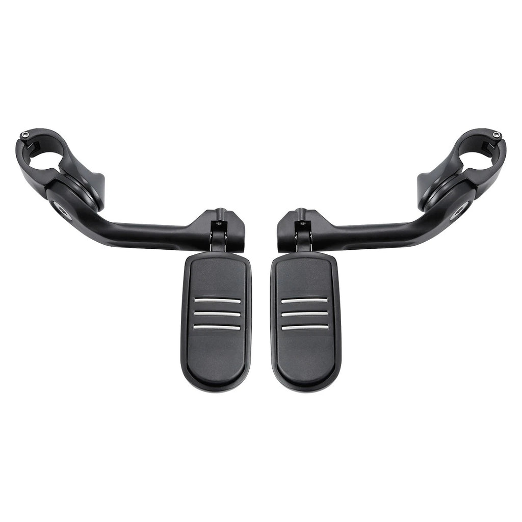 1 1/4'' Matte Long Angled Footpeg Pegs for Highway Engine Guard (Fits )