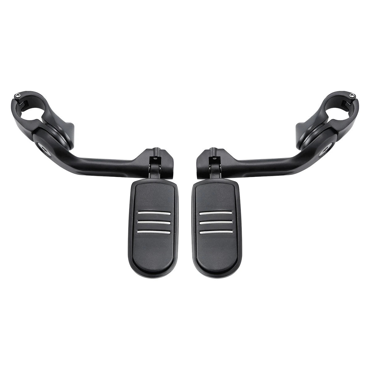 1 1/4'' Matte Long Angled Footpeg Pegs for Highway Engine Guard (Fits )
