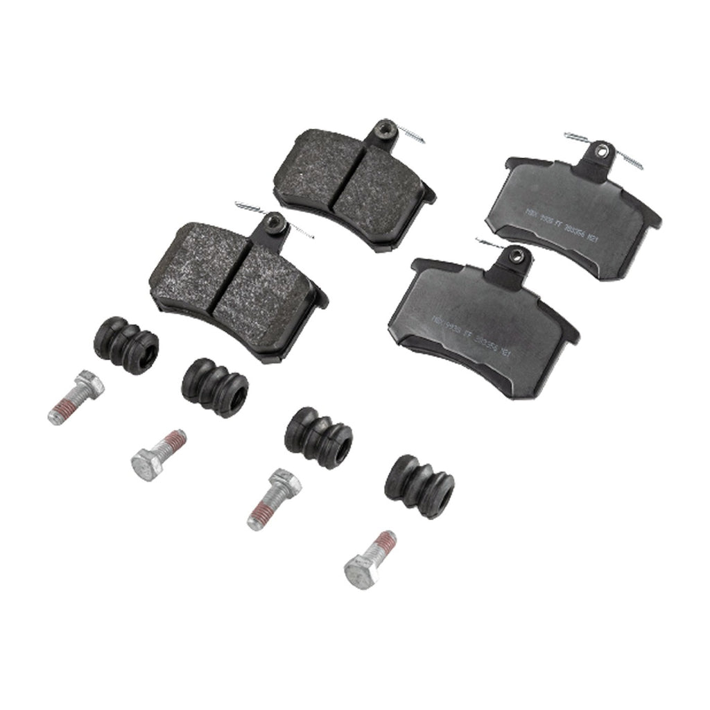Set of 4 NAO Brake Pads for Audi 200 Quattro (1989–1991)